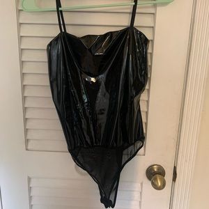 Sexy Vinyl Fashion Nova Top 💖 Never Worn